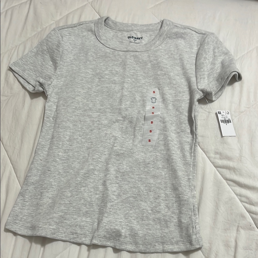 Old Navy Heather Gray Short Sleeve Tee